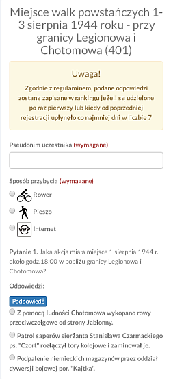 Obrazek Instrukcja gry